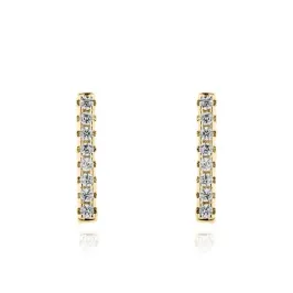 BRINCO RETO CRAVEJADO - OURO