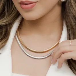 COLAR CHOKER MALHA GROSSA - AMY