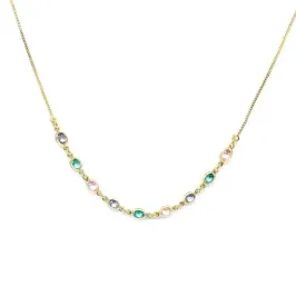 COLAR CHOKER ZIRCONIAS COLORIDAS  - SUELLEN