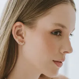 BRINCO EARCUFF FOLHAS
