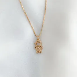 COLAR DE FILHO COM ZIRCONIAS - PARIS