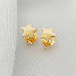 BRINCO ESTRELA PEQUENA LISA