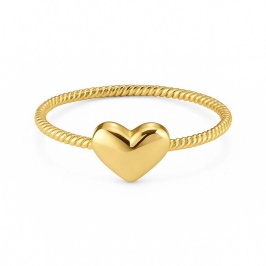 ANEL CORAÇÃO LATERAL CORDA