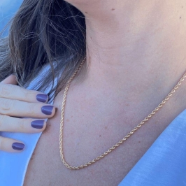COLAR CHOKER CORDÃO BAIANO 40CM - JARDIM SECRETO