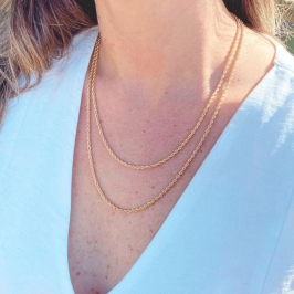 COLAR CHOKER CORDÃO BAIANO 40CM - JARDIM SECRETO