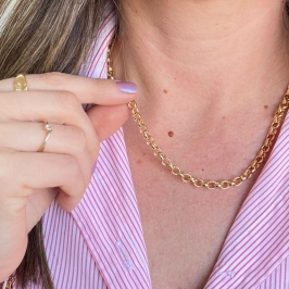COLAR CHOKER ELO PORTUGUÊS 40CM - HOME