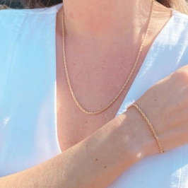 COLAR LONGO CORDÃO BAIANO 50CM - JARDIM SECRETO