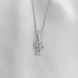 COLAR FILHO MENINO LISO CRAQUELADO - FILHOS