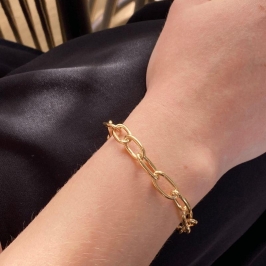 PULSEIRA DE ELOS GRANDES -  JARDIM SECRETO