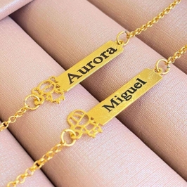 PULSEIRA NOME INFANTIL MENINA PERSONALIZADO