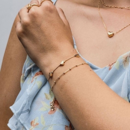 PULSEIRA DE BOLINHAS LISA  - AURA