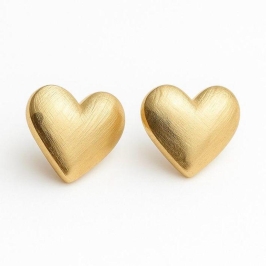 BRINCO CORAÇÃO ESCOVADO