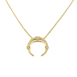 COLAR DE LUA CRAVEJADA