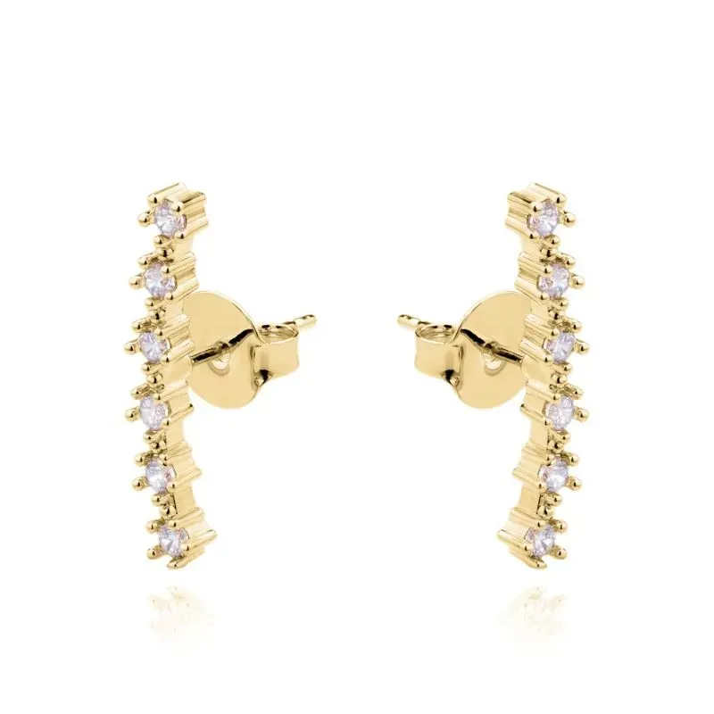 BRINCO EAR CUFF CRAVEJADO - OURO