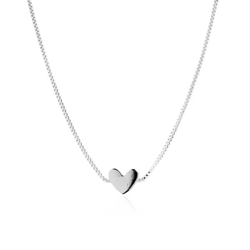 COLAR CHOKER CORAÇÃO 30CM - RÓDIO BRANCO