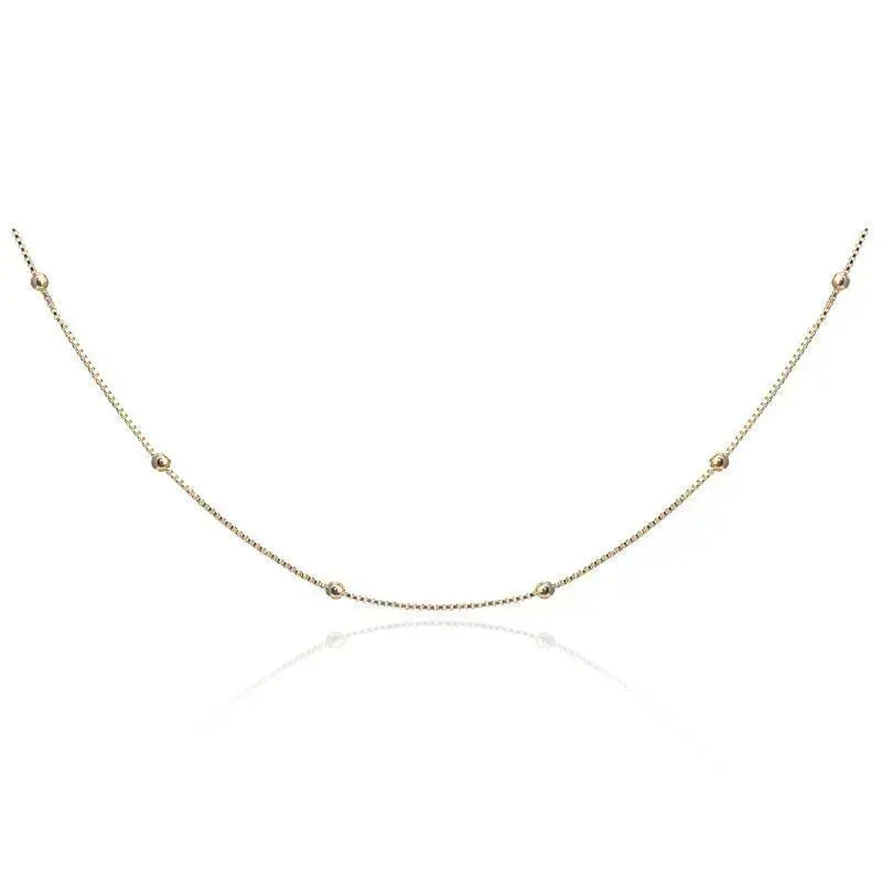 COLAR CHOKER BOLINHAS - RÓDIO BRANCO
