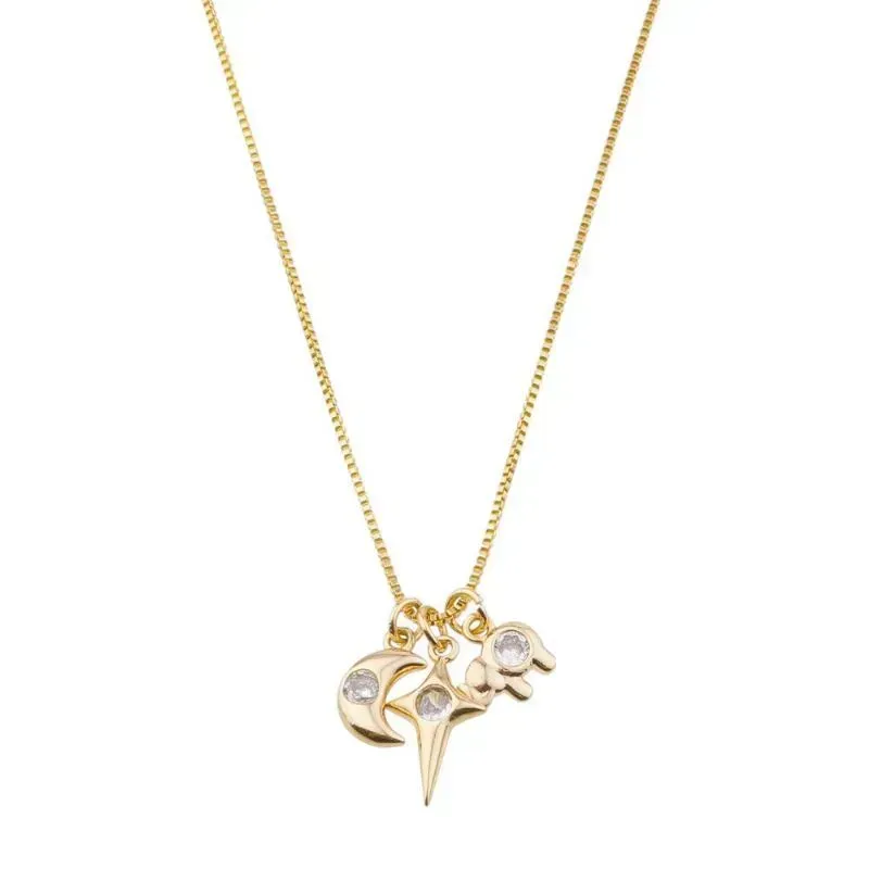 COLAR DE PROTEÇÃO 55CM BANHADO A OURO