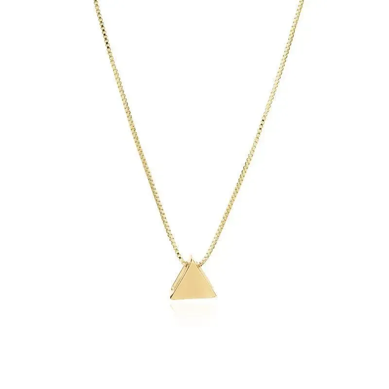 COLAR TRIÂNGULO 40 CM - OURO
