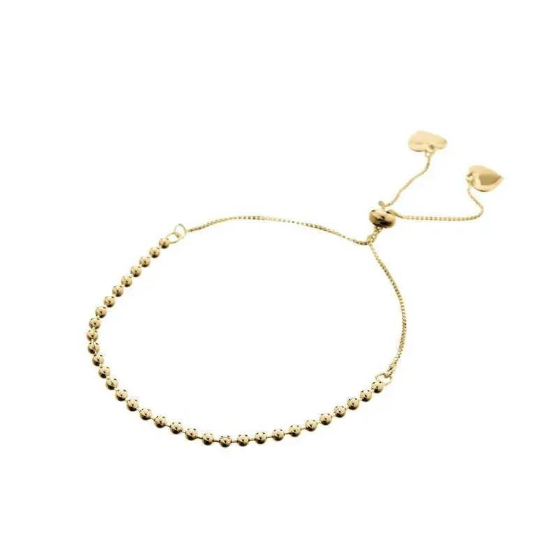 PULSEIRA BOLINHAS COM FECHO AJUSTÁVEL - OURO