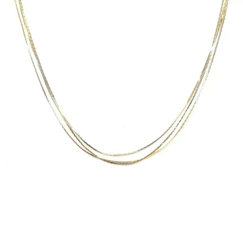 COLAR CHOKER MALHA TRIPLA - PATRICIA