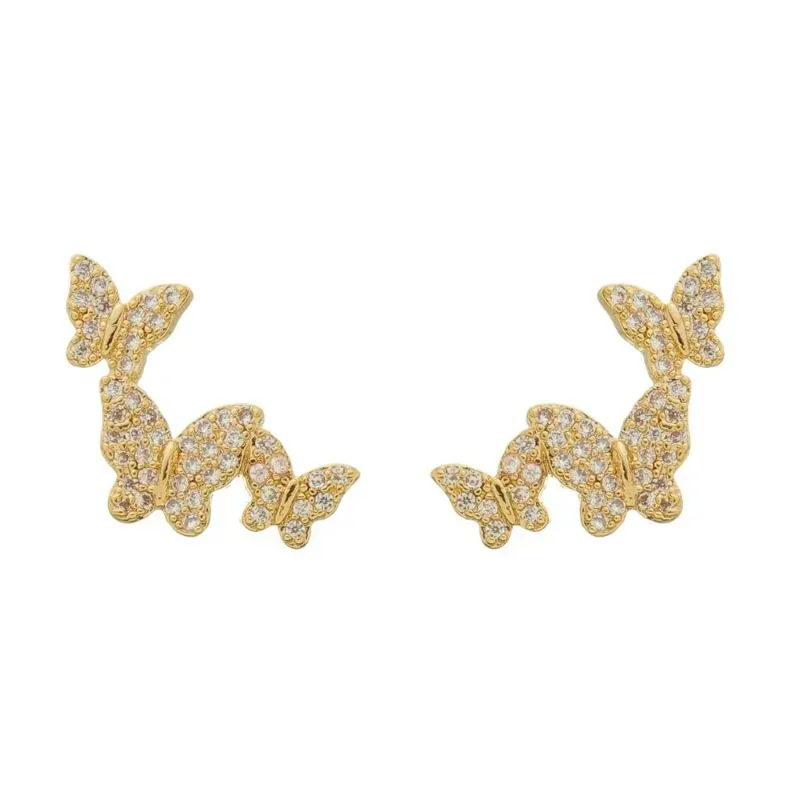BRINCO EAR CUFF DE BORBOLETAS