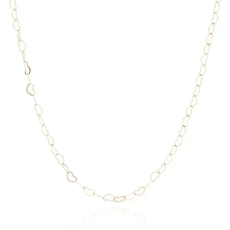 COLAR CHOKER ELOS DE CORAÇÃO - OURO