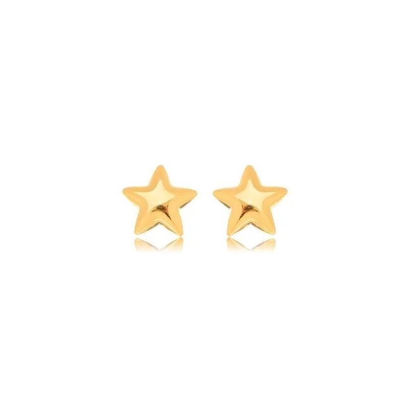 BRINCO ESTRELA PEQUENO LISO