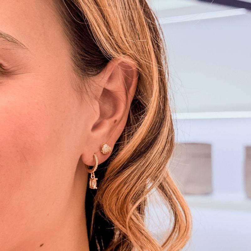 BRINCO CORAÇÃO PEQUENO CRAVEJADO - AURA