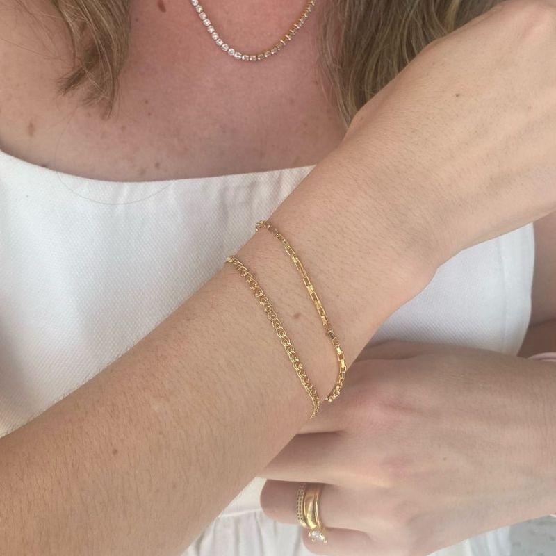 PULSEIRA DE ELOS RETANGULARES - ZURIQUE