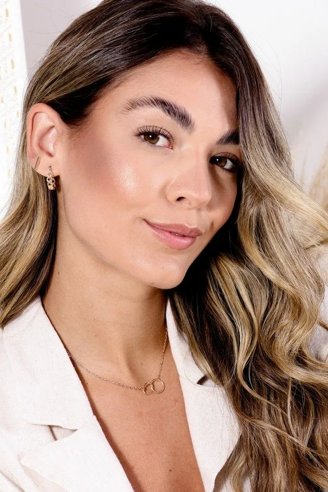 BRINCO ARGOLA CORRENTE BANHADA A OURO