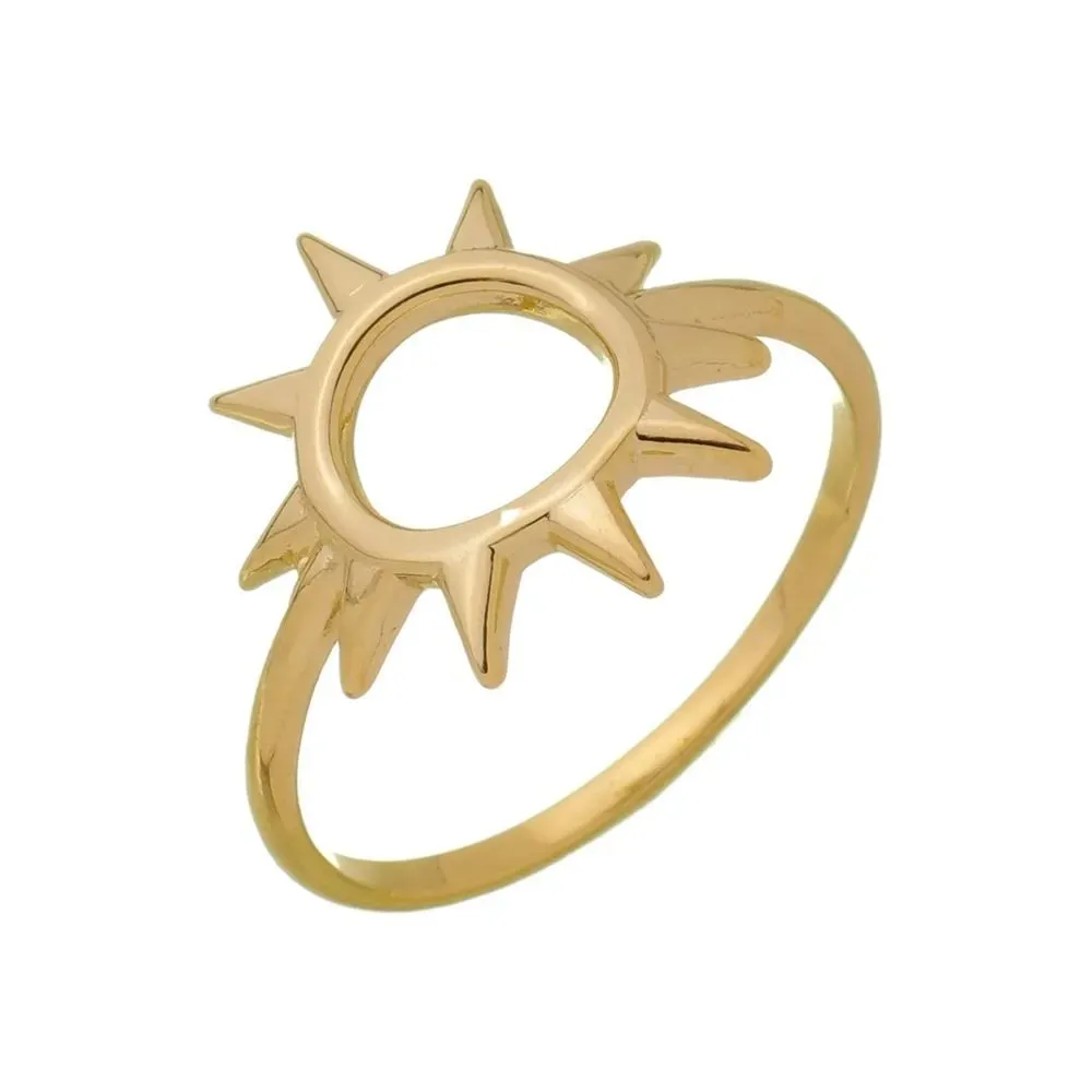 ANEL SOL BANHADO A OURO - 19