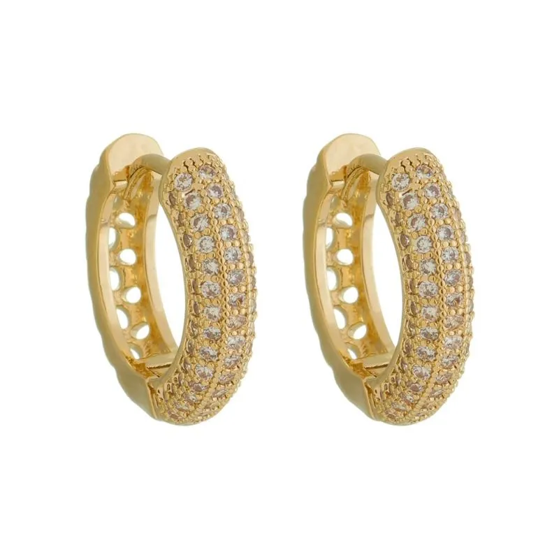 BRINCO ARGOLA CRAVEJADA JAS BANHADO A OURO