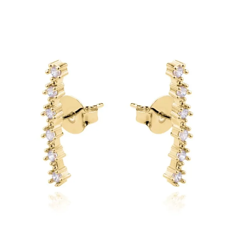 BRINCO EAR CUFF CRAVEJADO - OURO
