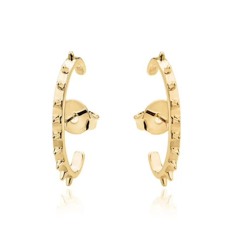 BRINCO EAR HOOK SPIKES - OURO