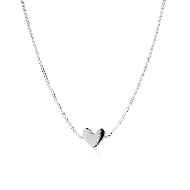 COLAR CHOKER CORAÇÃO 30CM - RÓDIO BRANCO