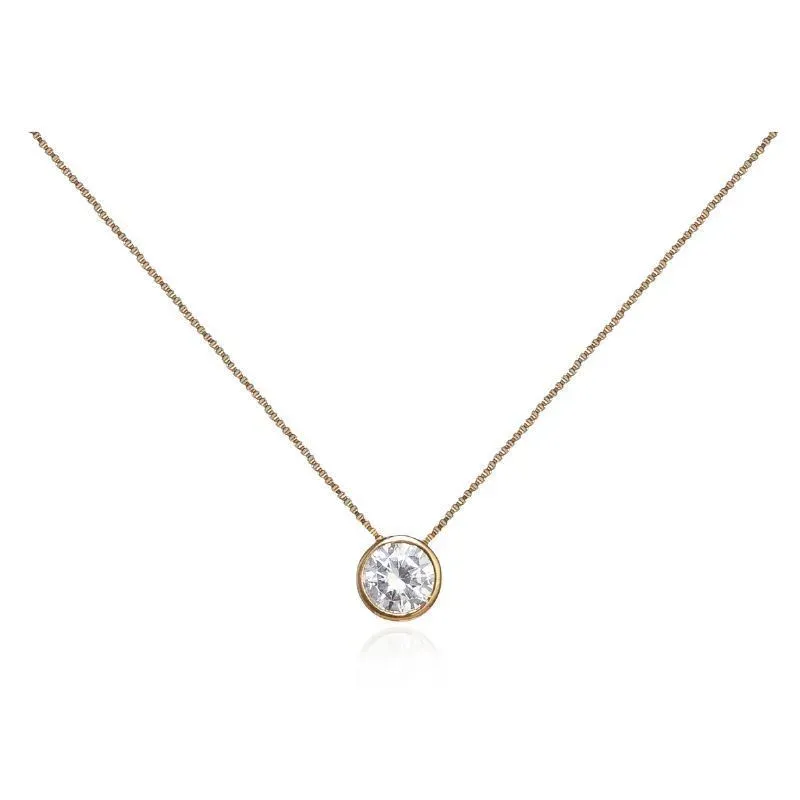 COLAR PONTO DE LUZ CRAVAÇÃO INGLESA 45CM - OURO