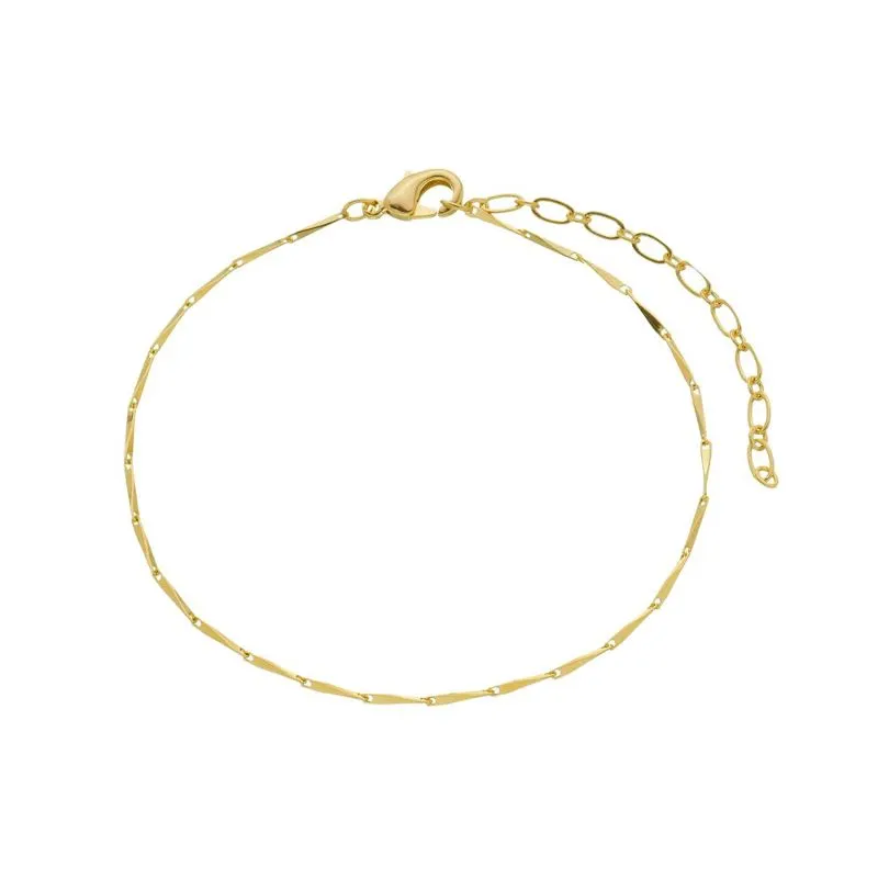 PULSEIRA MALHA RETORCIDA TATI BANHADA A OURO