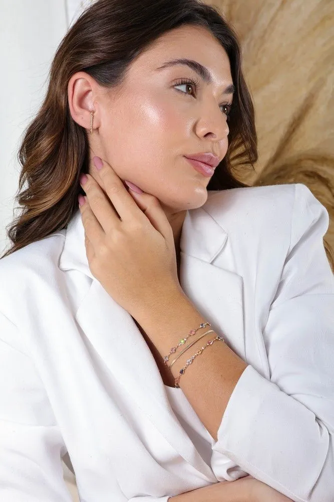PULSEIRA COM GOTAS COLORIDAS