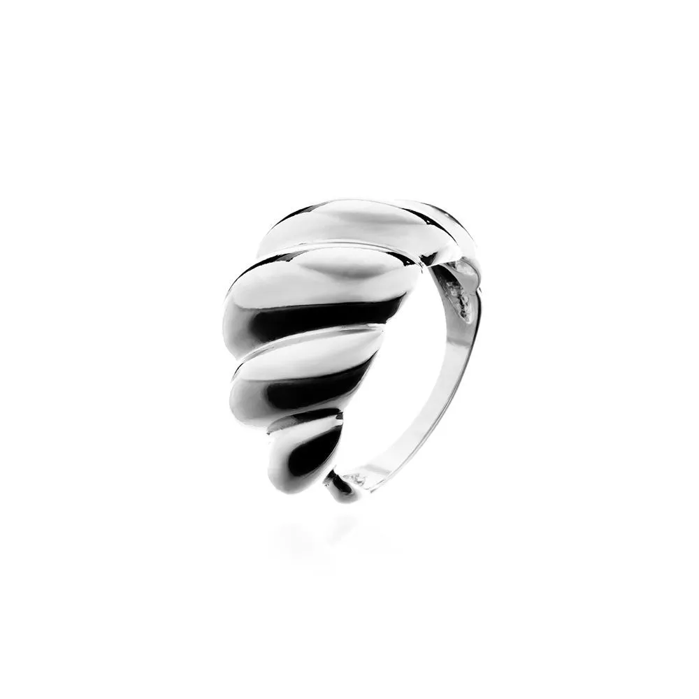 ANEL CROISSANT GRANDE - OURO - 15