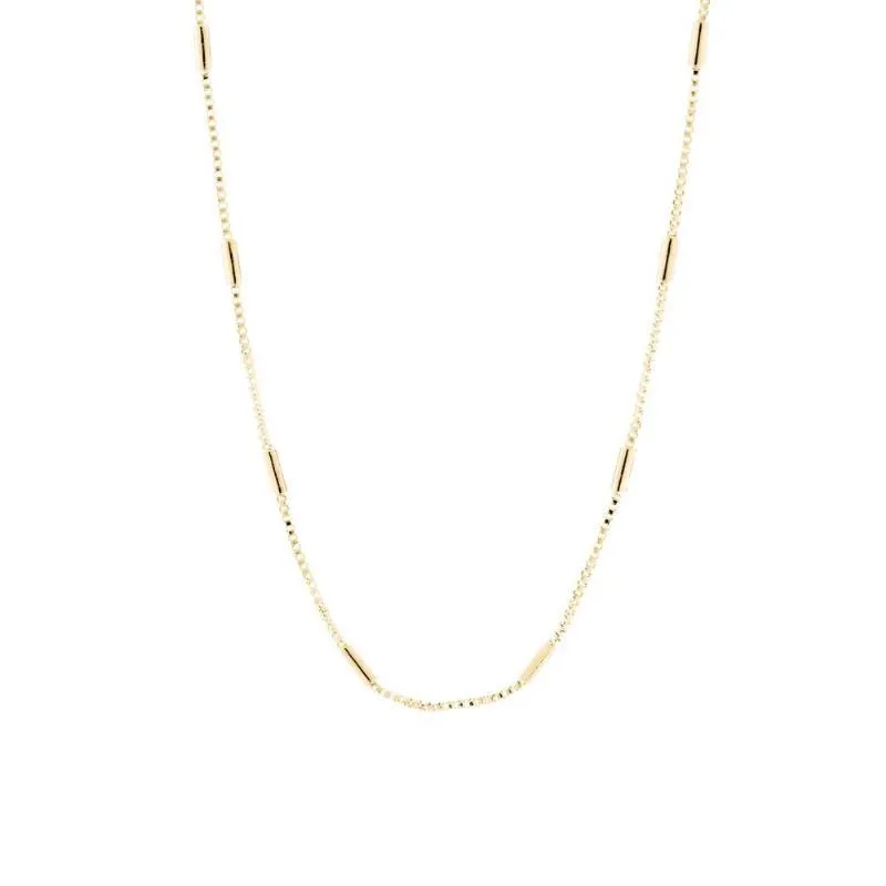 COLAR CHOKER TUBOS LISOS 30CM - RÓDIO BRANCO