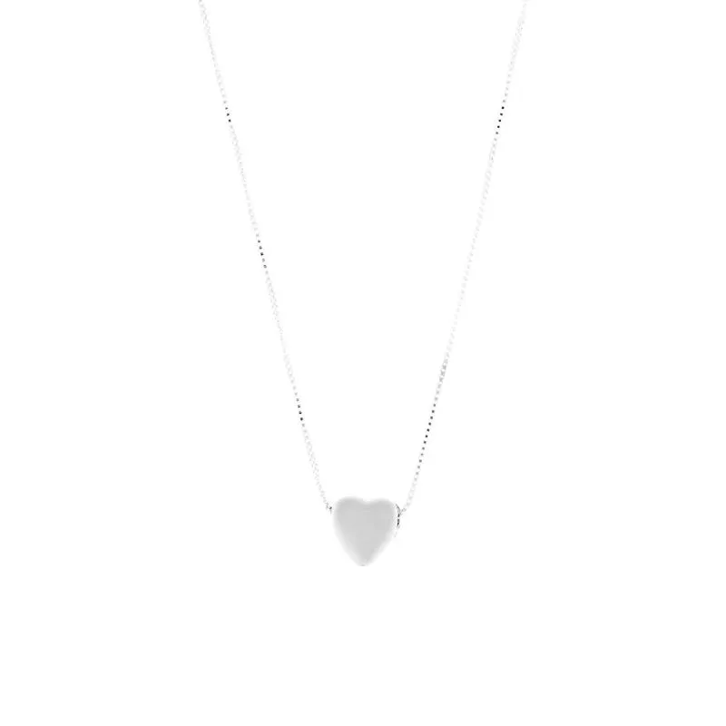 COLAR CORAÇÃO LISO 40CM - RÓDIO BRANCO