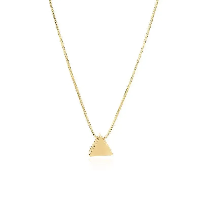 COLAR TRIÂNGULO 40 CM - OURO