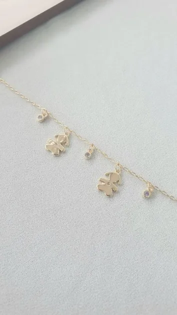 PULSEIRA DUAS FILHAS MENINAS C/ ZIRCONIAS COLORIDAS