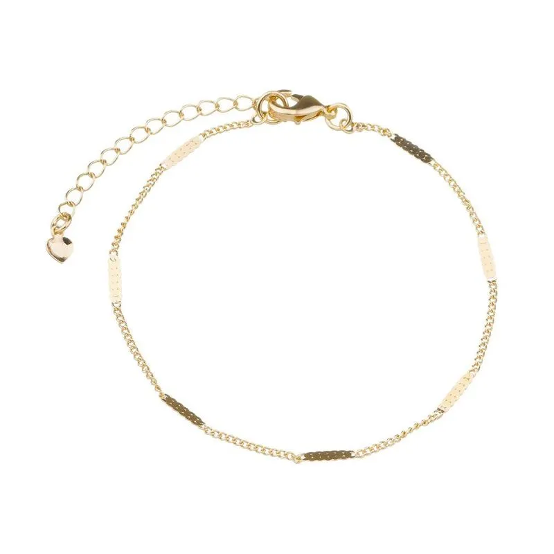 PULSEIRA MALHA INTERCALADA BANHADA A OURO