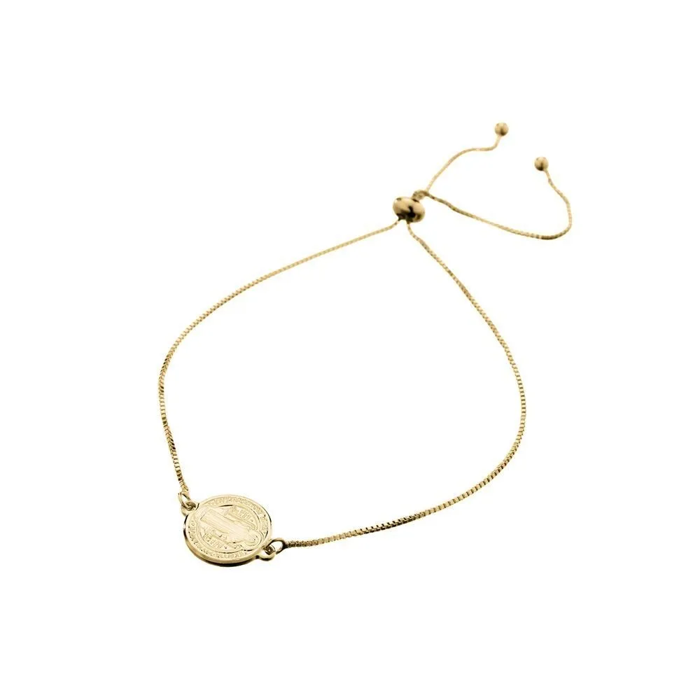 PULSEIRA SÃO BENTO COM FECHO REGULÁVEL - OURO