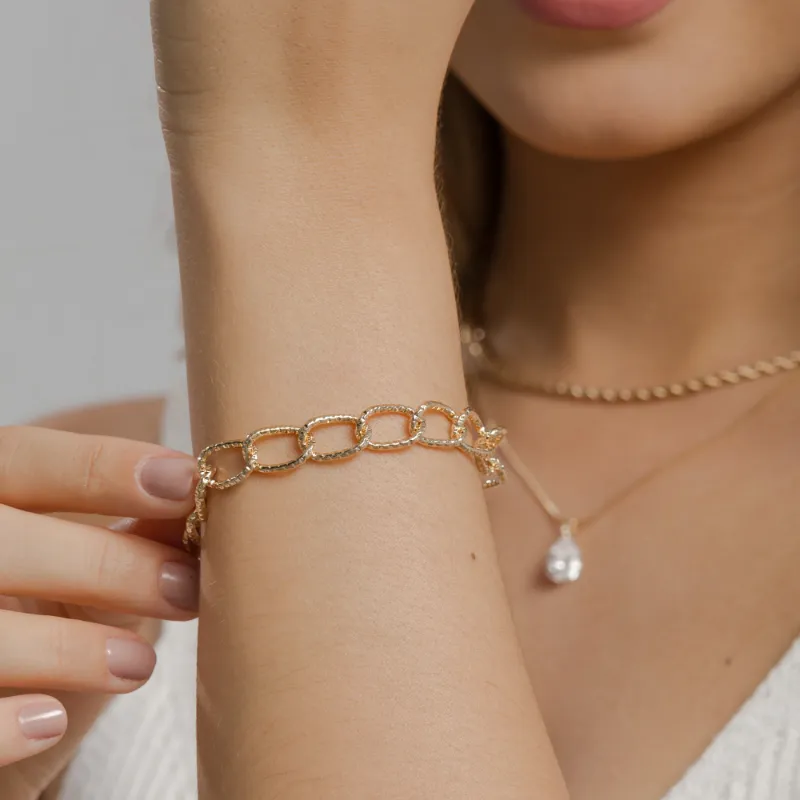 PULSEIRA DE ELOS DETALHADOS  - LILIANE