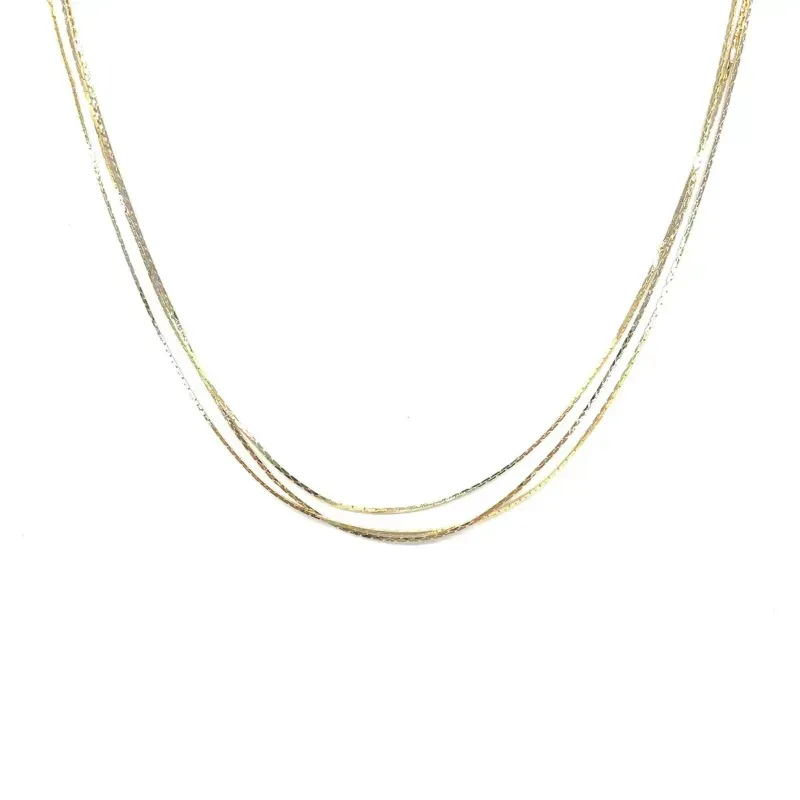 COLAR CHOKER MALHA TRIPLA - PATRICIA