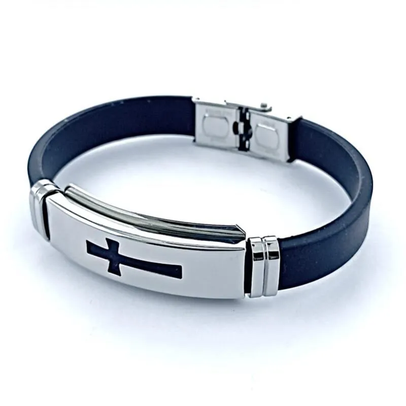 PULSEIRA DE CRUZ MASCULINA