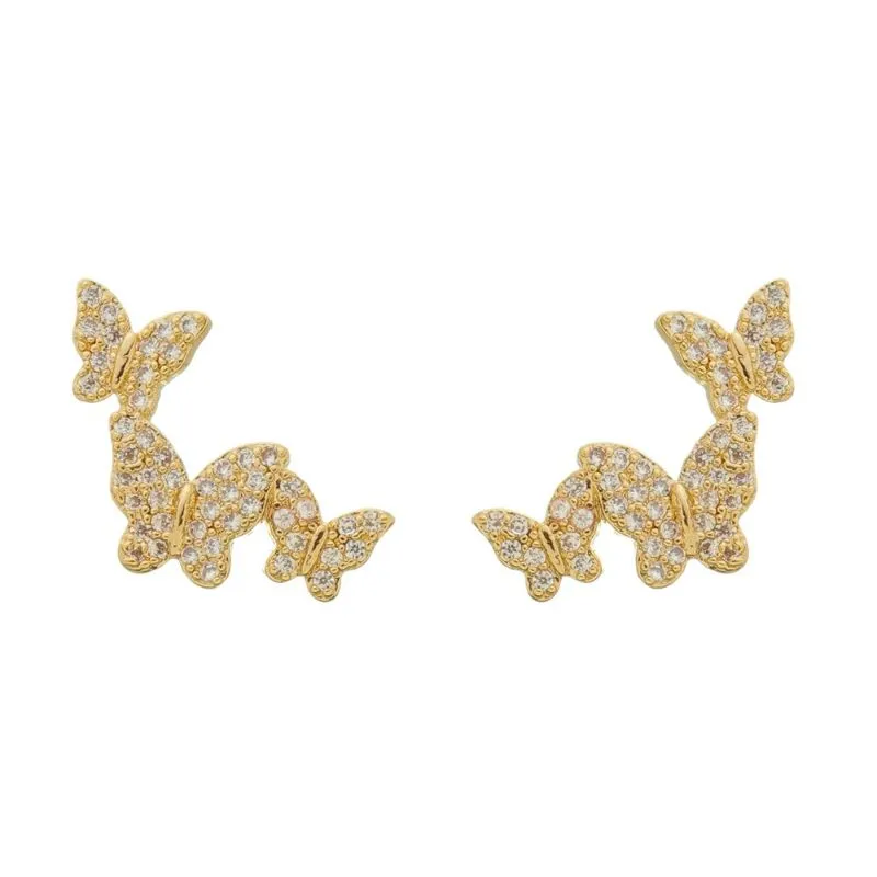 BRINCO EAR CUFF DE BORBOLETAS