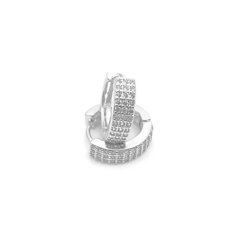 BRINCO ARGOLA CRAJEVADA RETANGULAR - M - MAYARA